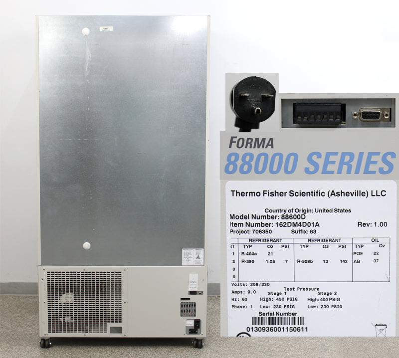 Thermo Forma 88000 Series -86°C 88600D Upright ULT Ultra-Low Temperature Freezer