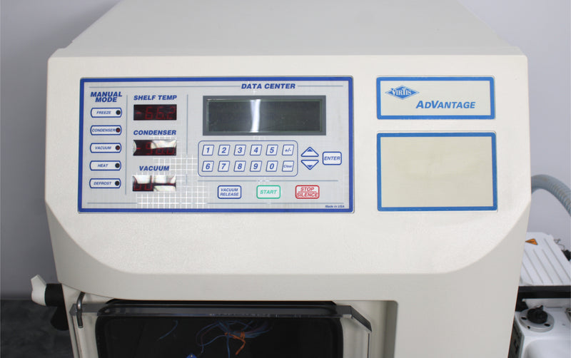 SP VirTis Advantage EL Benchtop Shelf Freeze Dryer Control Panel