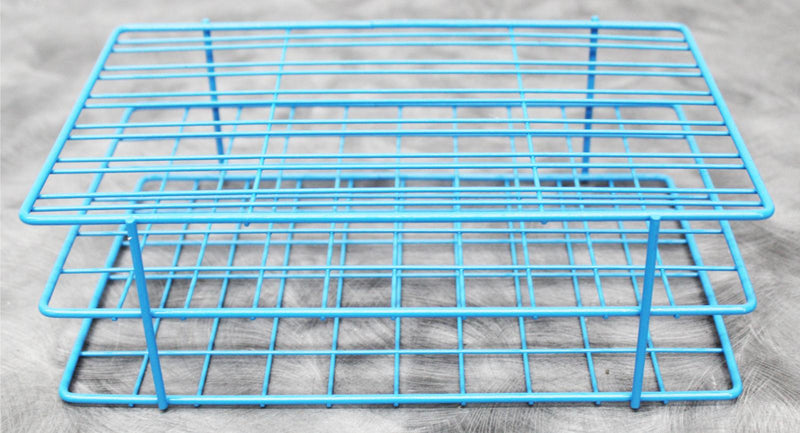 Lot of 4 Test Tube Holder Racks 60 Tubes x 20mm Each Rack Coated Wire