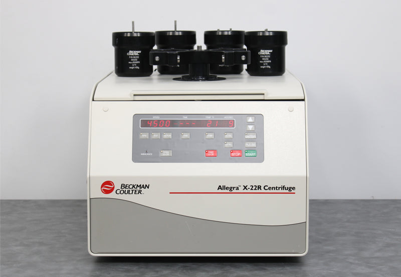 Beckman Coulter Allegra X-22R Refrigerated Benchtop Centrifuge and SX4250 Rotor