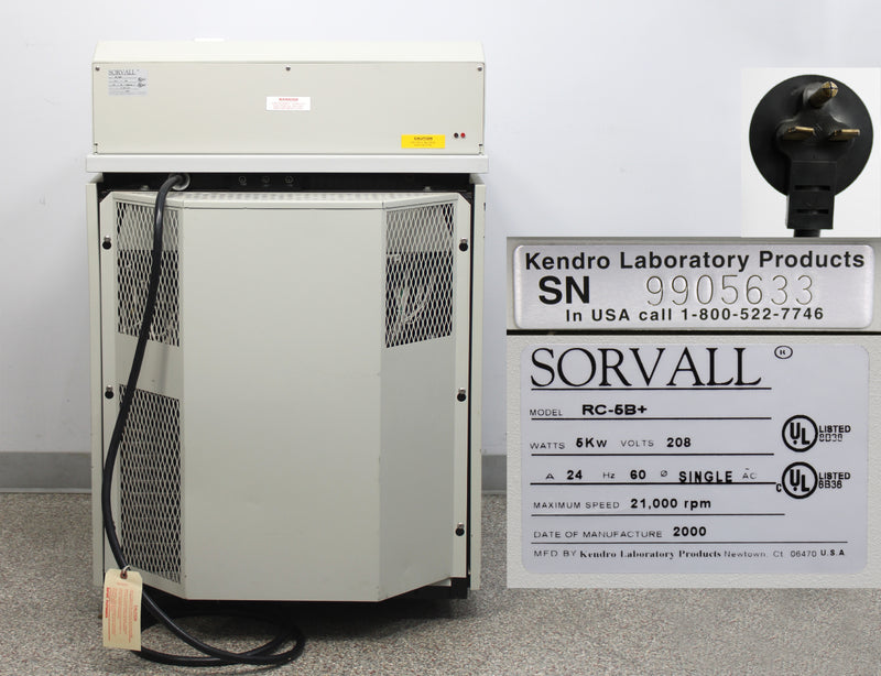 Kendro Sorvall RC-5B Plus RC5B+ Refrigerated Superspeed Floor Centrifuge