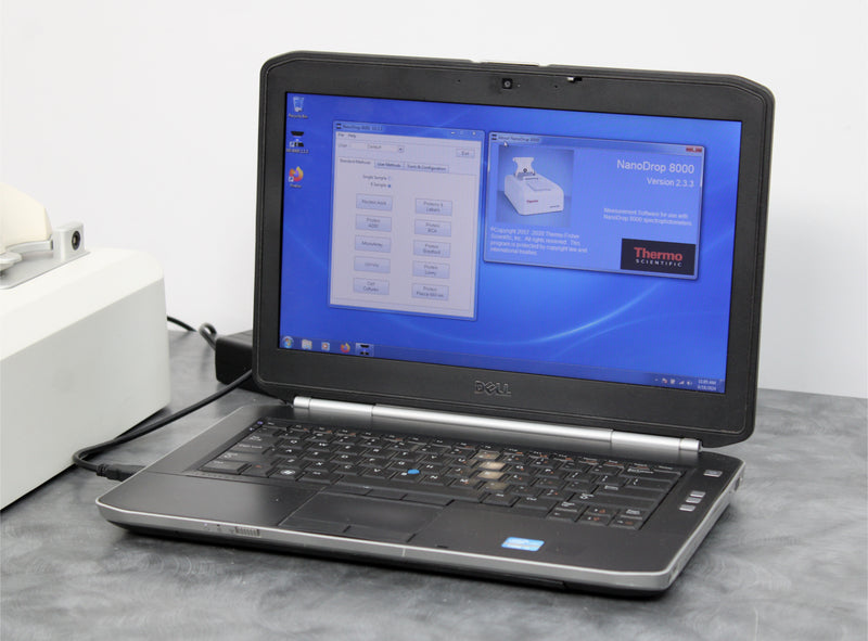 NanoDrop ND-8000 8-Sample UV/Vis Spectrophotometer with Laptop & Software