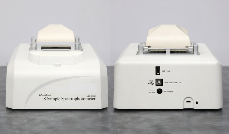 NanoDrop ND-8000 8-Sample UV/Vis Spectrophotometer with Laptop & Software