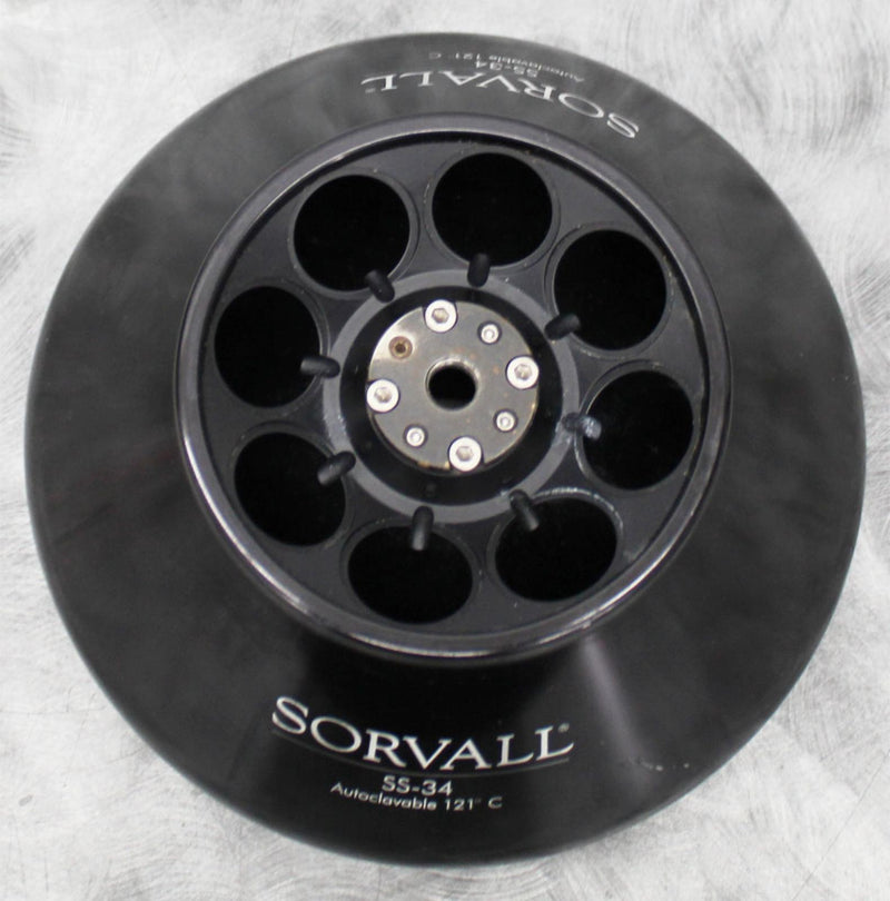 Sorvall 20,500 RPM Fixed Angle Centrifuge SS-34 Rotor 8 x 50 mL 28020