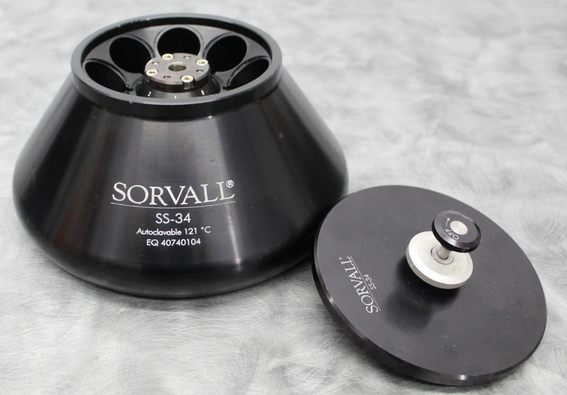 Sorvall Fixed Angle Centrifuge SS-34 Rotor 8 x 50 mL  20,500 RPM 28020