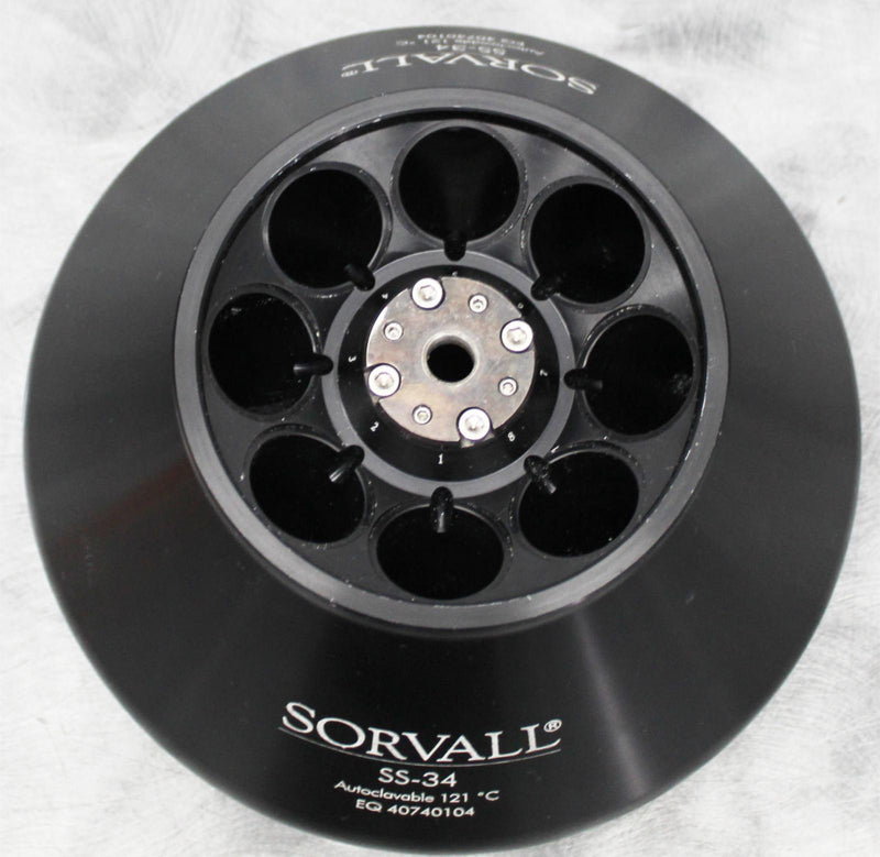 Sorvall Fixed Angle Centrifuge SS-34 Rotor 8 x 50 mL  20,500 RPM 28020