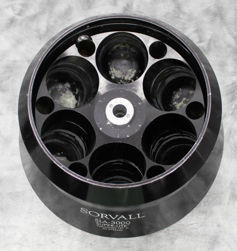 Sorvall 07149 SLA-3000 Super-Lite 12K RPM Fixed-Angle Centrifuge Rotor 6x500mL