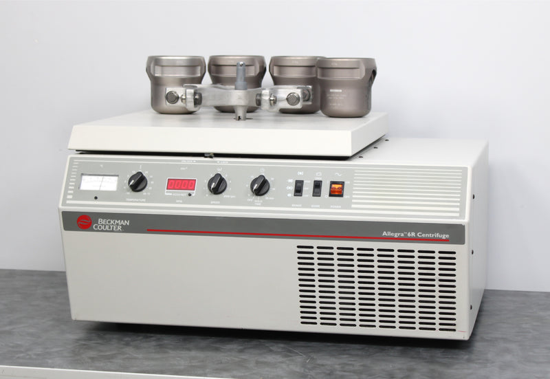 Beckman Coulter Allegra 6R Refrigerated Benchtop Centrifuge & GH-3.8 Rotor