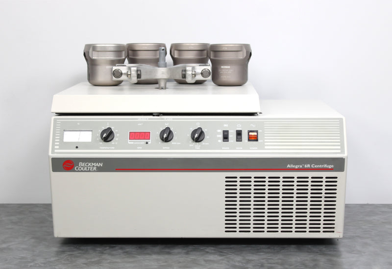 Beckman Coulter Allegra 6R Refrigerated Benchtop Centrifuge & GH-3.8 Rotor