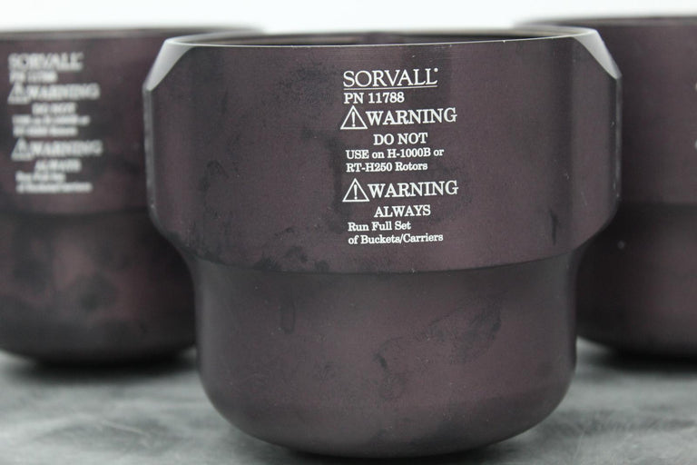 Lot of 3 Sorvall 11788 Centrifuge Rotor Swing Buckets 750mL 4,700 RPM 4,700 RPM