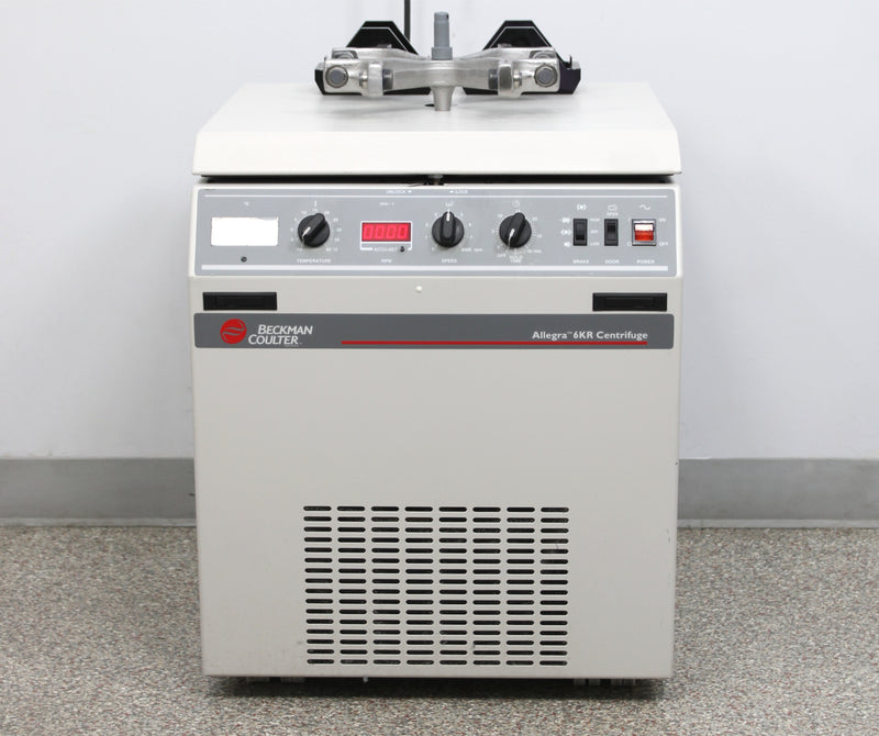 Beckman Coulter Allegra-6KR Kneewell Refrigerated Centrifuge and GH-3.8 Rotor