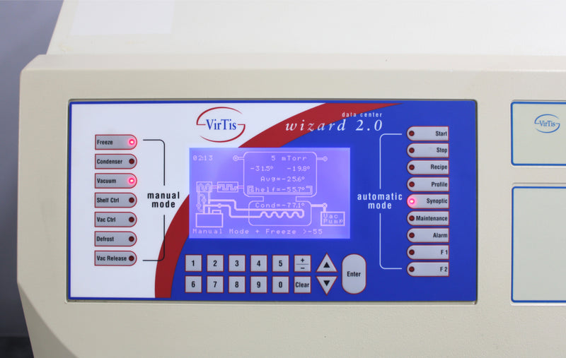 SP VirTis Advantage XL-70 Benchtop Shelf Freeze Dryer Lyophilizer & Vacuum Pump