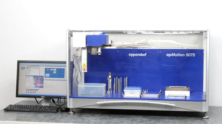 Eppendorf epMotion 5075 Liquid Handler Workstation with PC & epBlue Software