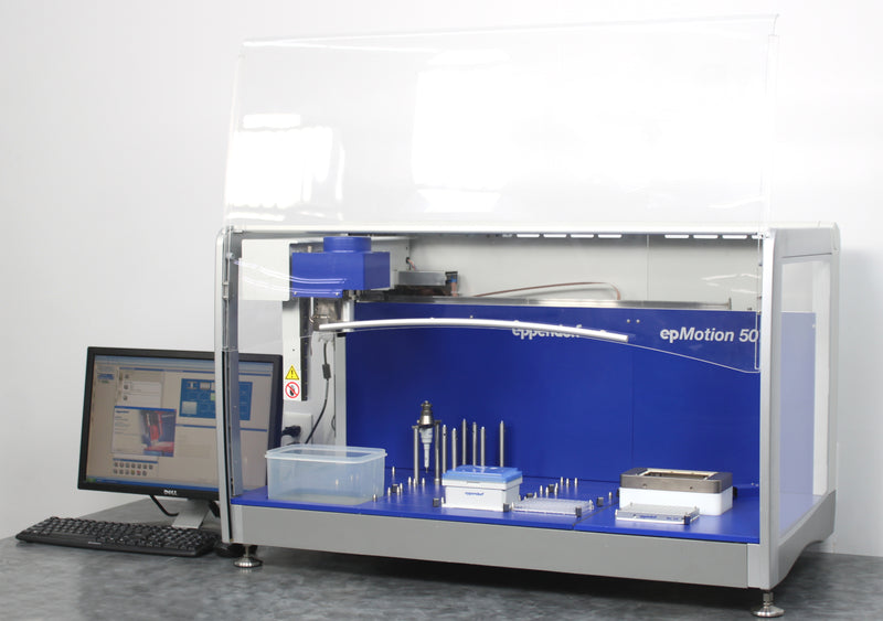 Eppendorf epMotion 5075 Liquid Handler Workstation with PC & epBlue Software