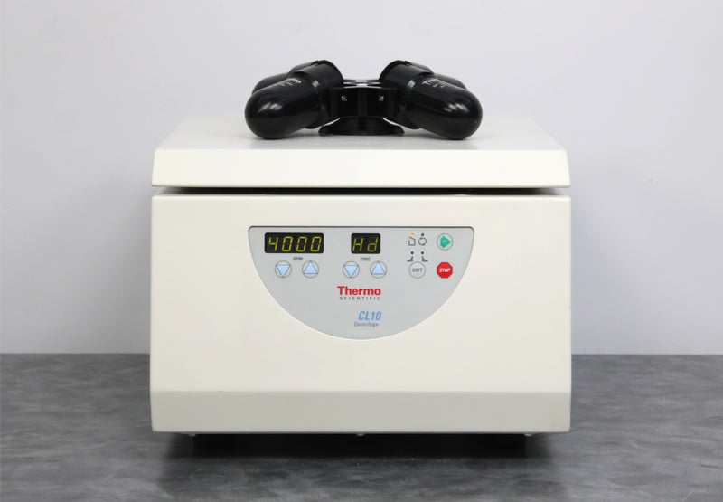 Thermo Scientific CL10 Benchtop Centrifuge 11210901 and O-G26 Swing Bucket Rotor