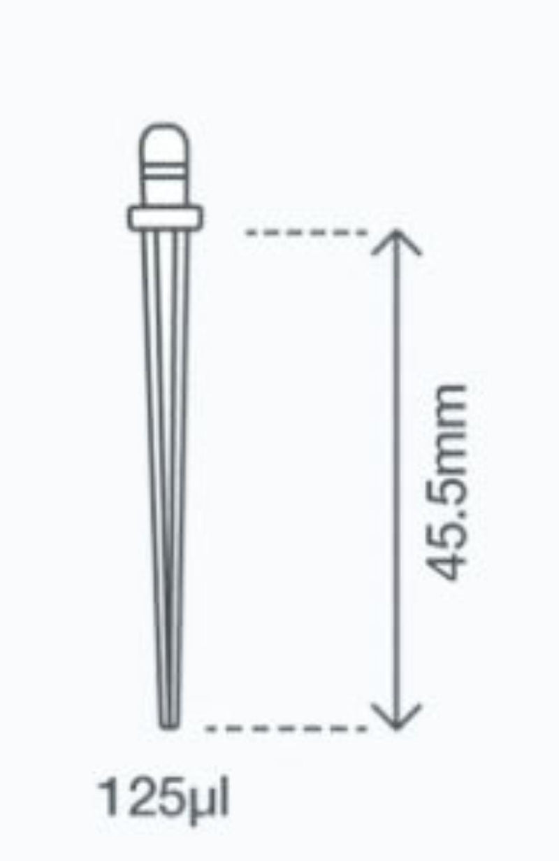 Apricot Designs EZ 125ul Load Pipette Tips Sterile Case Pack 4 Boxes 10x96