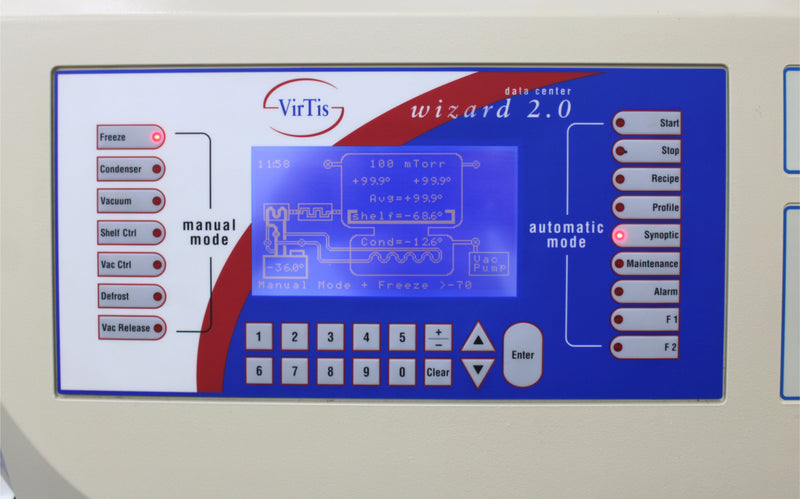 SP VirTis Advantage EL-85 Stoppering Tray Freeze Dryer 449781 with Vacuum Pump