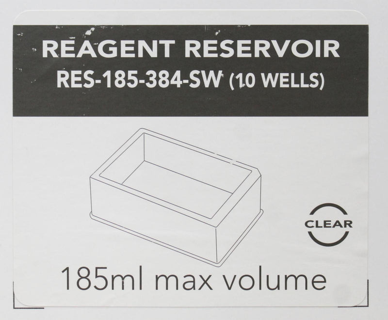 Apricot Designs Reagent Reservoirs 185mL RES-185-384-SW Case Pack 5 Boxes