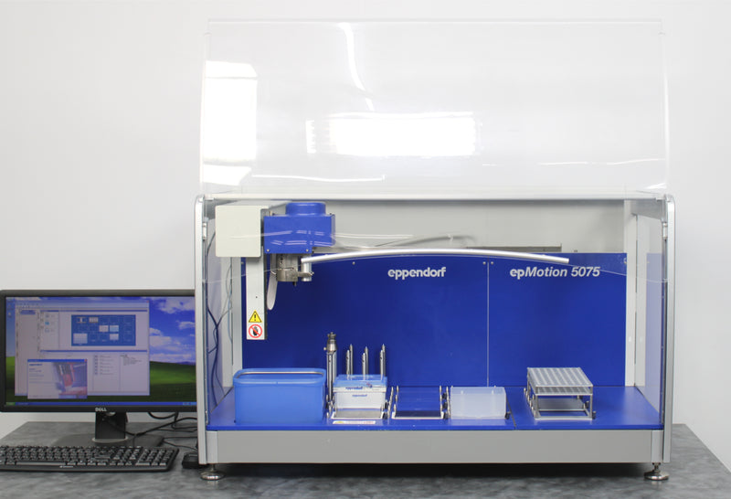 Eppendorf epMotion 5075 Liquid Handler Workstation with PC and epBlue Software