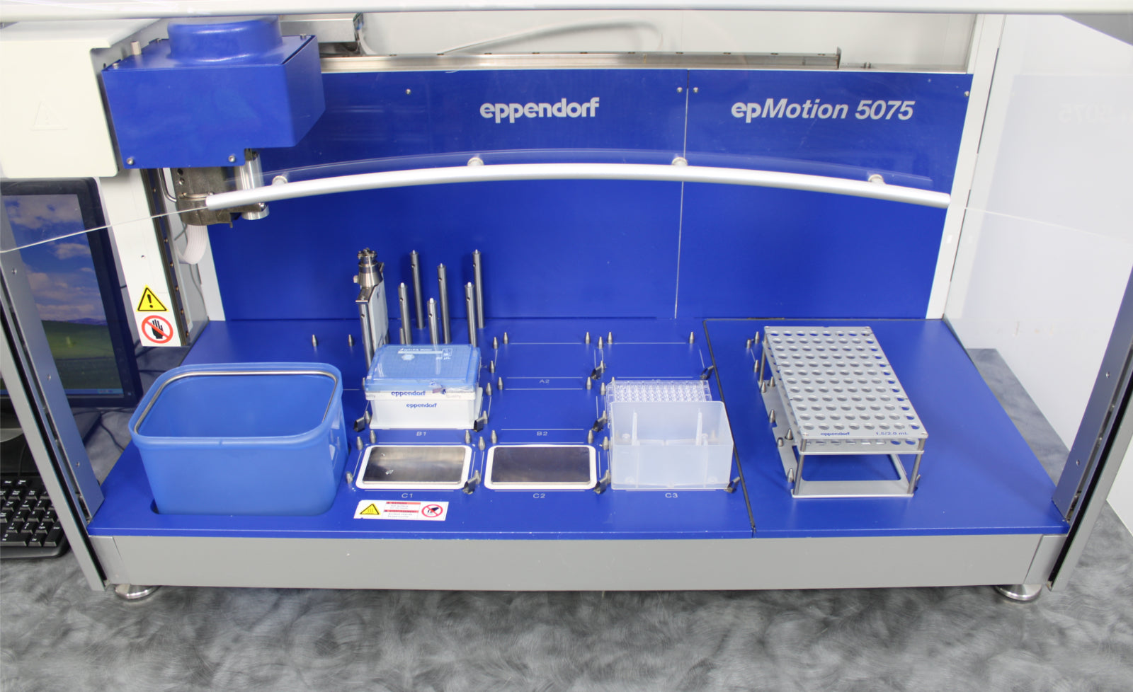 Epmotion Tool Rack Eppendorf epMotion 5075 Liquid Handler for Labs with PC