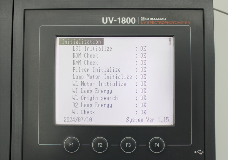 Shimadzu UV-1800 120V UV/Vis Spectrophotometer 206-25400-42