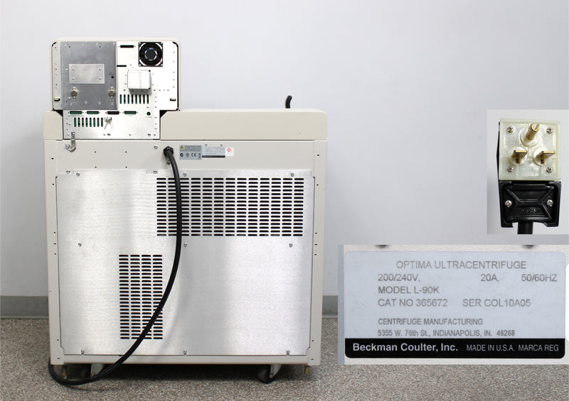 Beckman Coulter Optima L-90K Refrigerated Floor Ultracentrifuge 365672