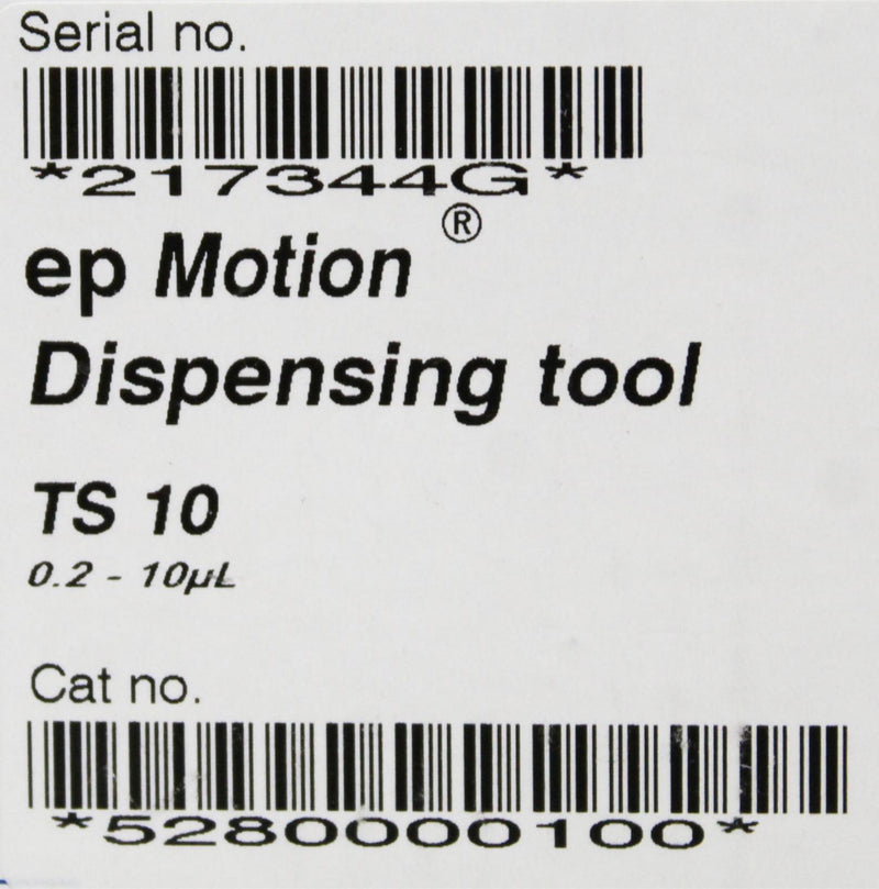 Eppendorf epMotion 5280000304 8-Channel TS10 Dispensing Tool 0.2-10uL