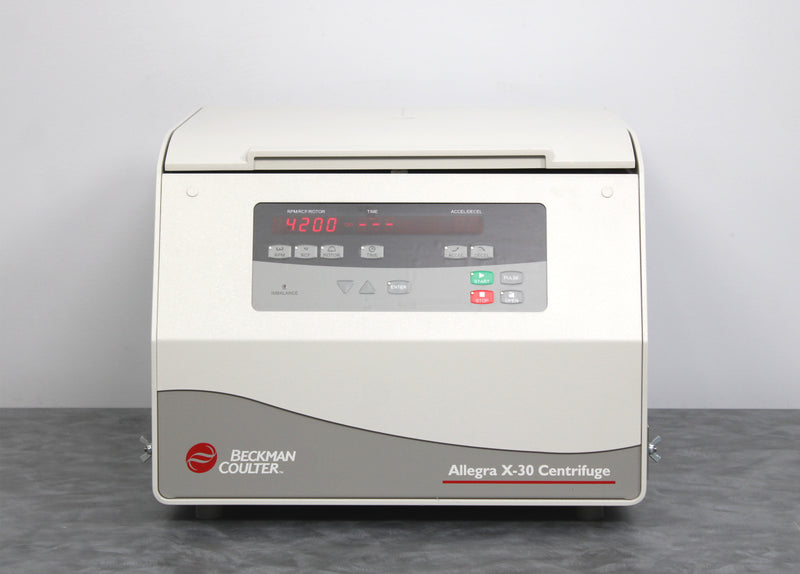 Beckman Coulter Allegra X-30 Benchtop Centrifuge B06314 and SX4400 Swing Rotor