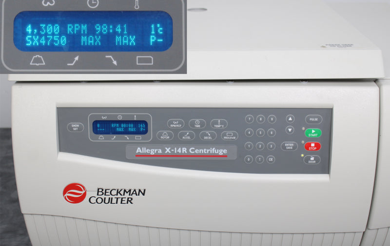 Beckman Coulter Allegra X-14R Refrigerated Benchtop Centrifuge A99465 with Rotor