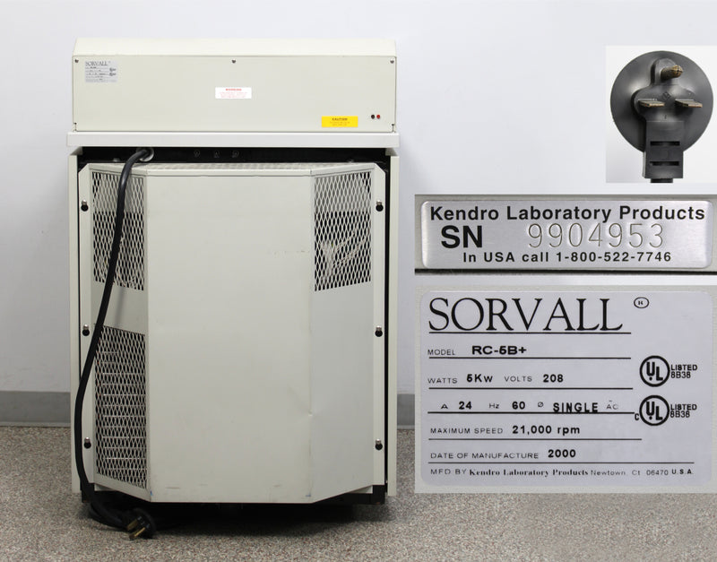 Kendro Sorvall RC-5B Plus High-Speed Refrigerated Floor Centrifuge RC-5B+