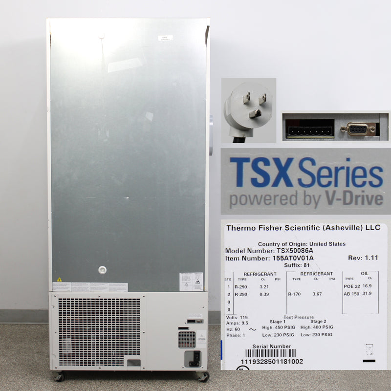 Thermo Scientific TSX50086A TSX Series Upright ULT Ultra-Low Temperature Freezer