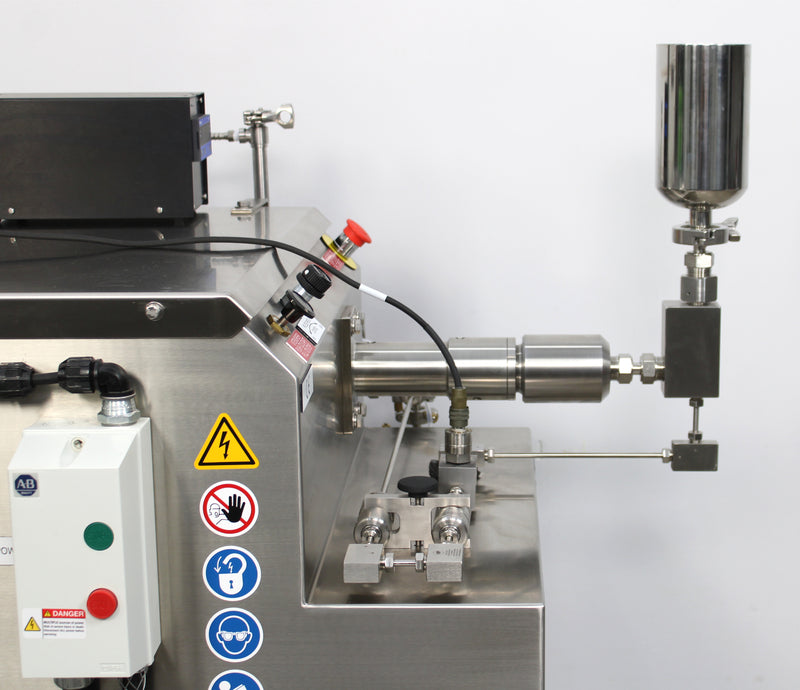 Microfluidics M110EH-30 Electric-Hydraulic Microfluidizer Processor Homogenizer