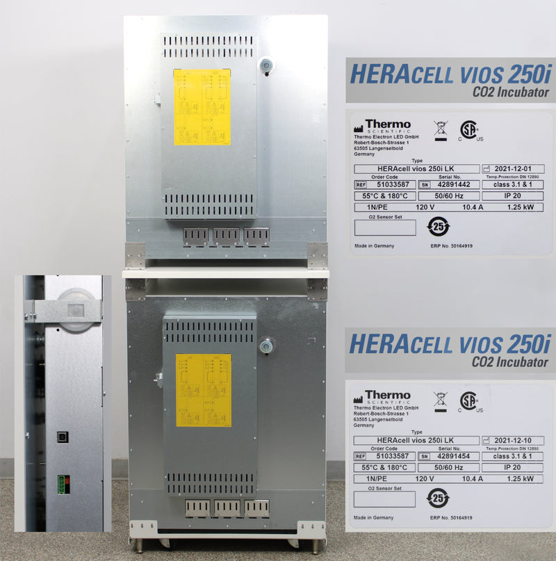 Thermo Scientific HERAcell vios 250i LK Double Stacked CO2 Incubators 51033587