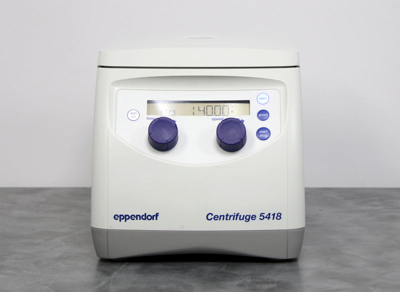 Eppendorf 5418 Benchtop Microcentrifuge and FA-45-18-11 Fixed Angle Rotor