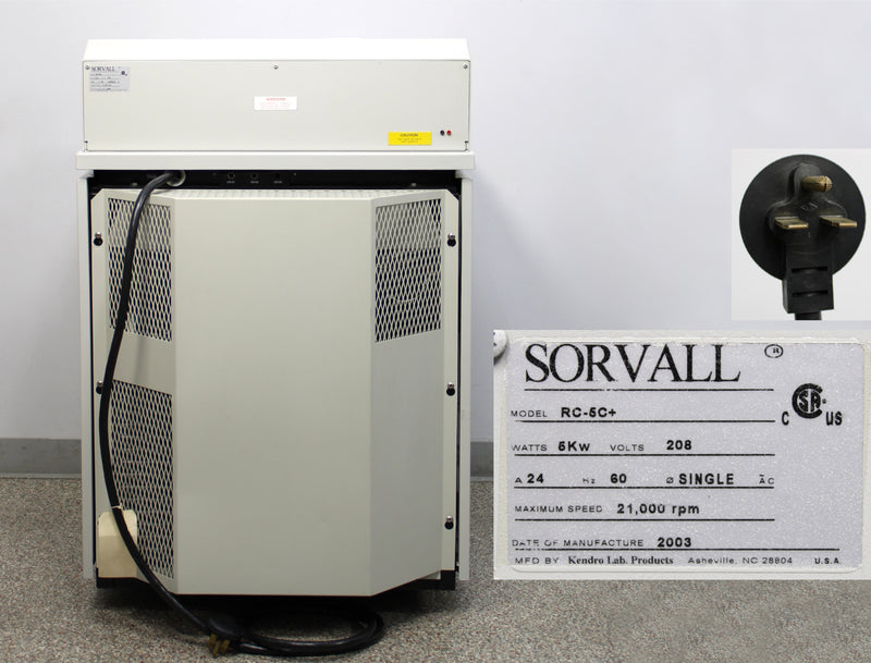 Kendro Sorvall RC-5C Plus High-Speed Refrigerated Floor Centrifuge 208V RC-5C+