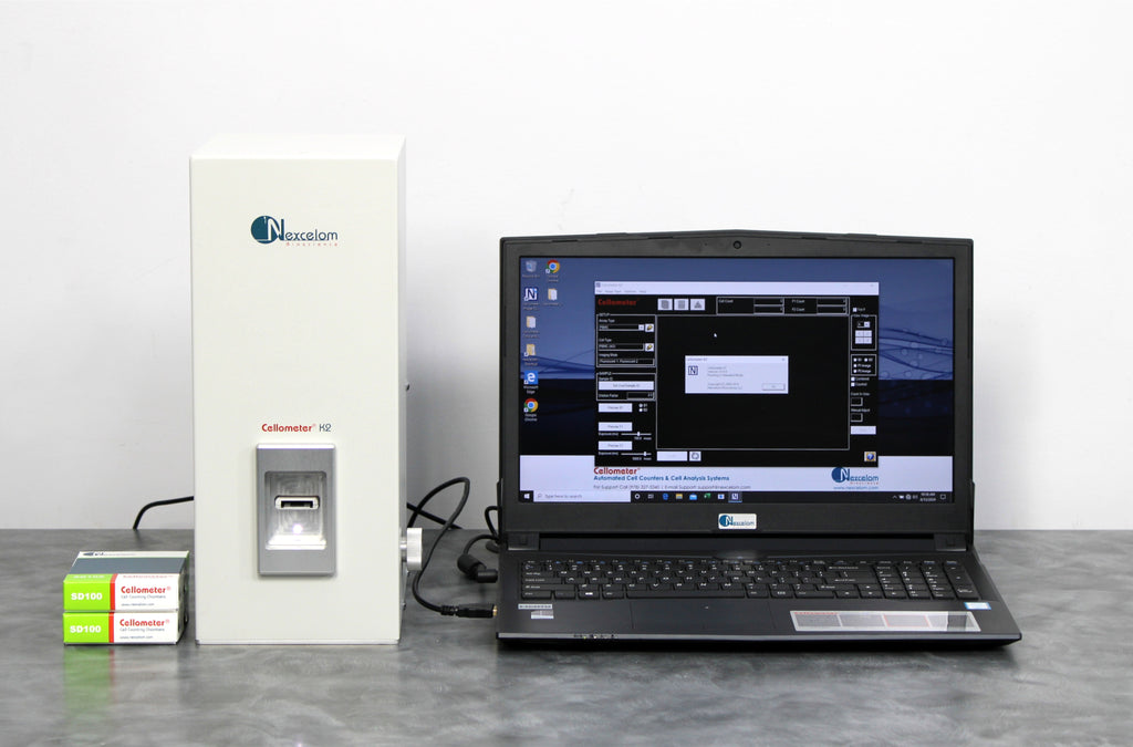 Nexcelom Cellometer K2 Image Cytometer Automated Cell Counter and Lapt