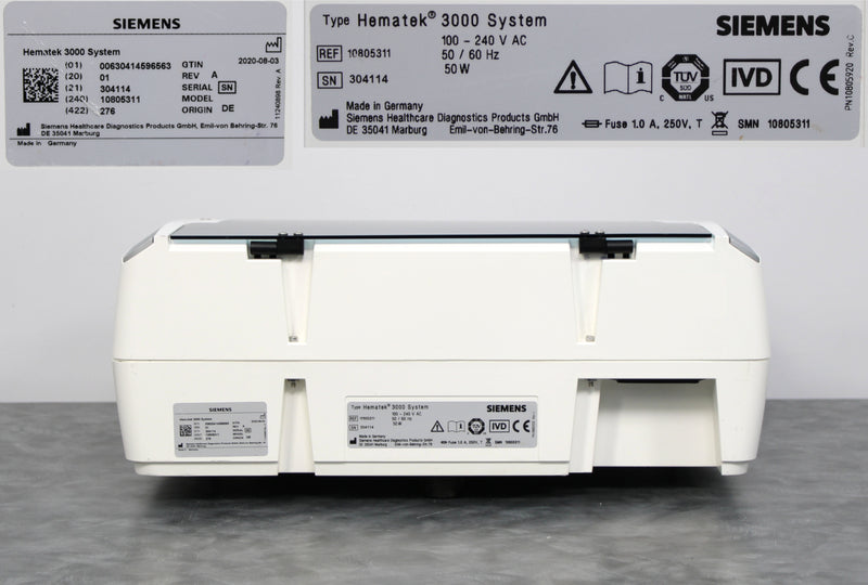 Siemens Healthcare Diagnostic Hematek 3000 Slider Stainer 10805311