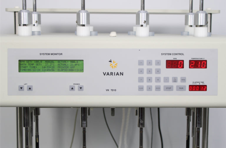 Varian VK7010 Dissolution Bath System with VK8000 VK808 VK750D Heater Circulator