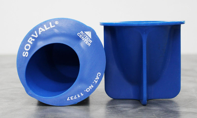 x2 Sorvall 11737 Centrifure Rotor Bucket 250mL Conical Adapters