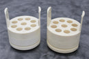 Lot of 2 Jouan 11174162 Centrifuge Swing Bucket Rotor Tube Adapters 9x15mL