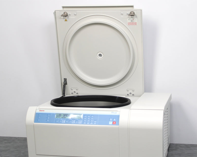 Thermo Scientific Sorvall Legend XTR Refrigerated Benchtop Centrifuge Lid Open