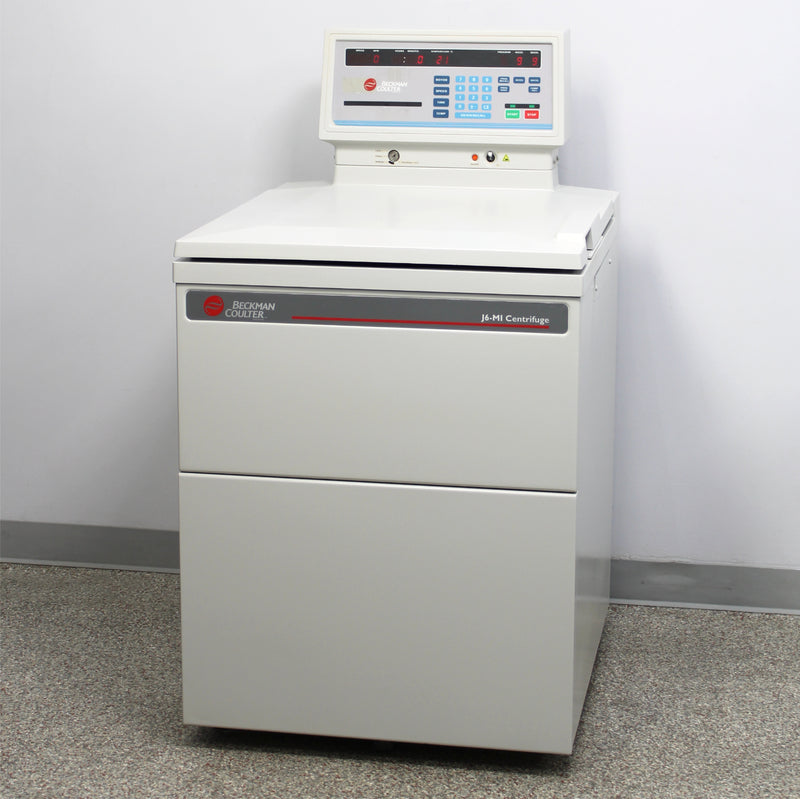 Beckman Coulter J6-MI High-Capacity Refrigerated Floor Centrifuge and Rotor