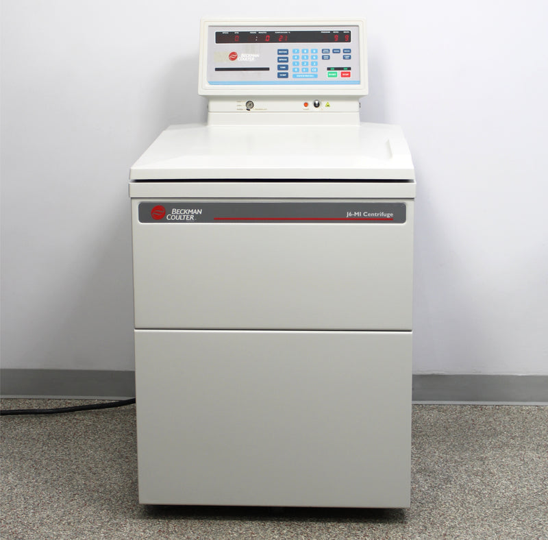 Beckman Coulter J6-MI High-Capacity Refrigerated Floor Centrifuge and Rotor