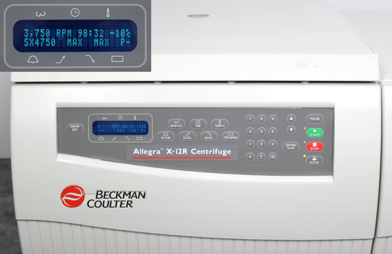 Beckman Coulter Allegra X-12R Refrigerated Benchtop Centrifuge w/ SX4750A Rotor