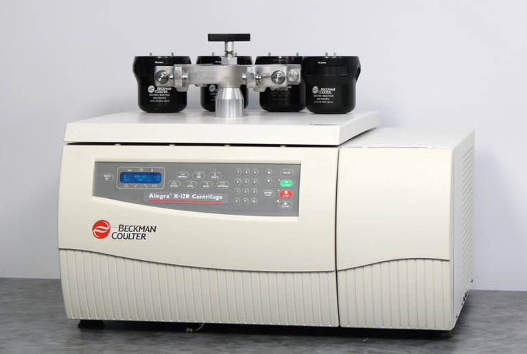 Beckman Coulter Allegra X-12R Refrigerated Benchtop Centrifuge and SX4750 Rotor