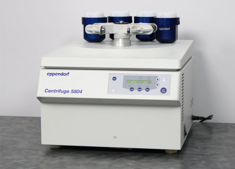 Eppendorf 5804 High-Speed Benchtop Centrifuge and S-4-72 Swing Bucket Rotor