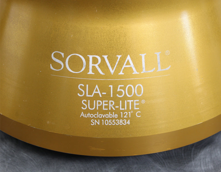 Sorvall SLA-1500 GSA Super-Lite Centrifuge Rotor 6x250mL 15K RPM 08412