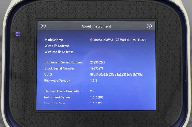 Applied Biosystems QuantStudio 3 Real-Time PCR A28131 with 96-Well 0.1ml Block