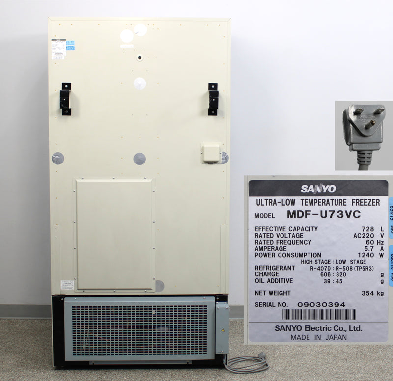 SANYO VIP Series MDF-U73VC -81°C Upright ULT Ultra-Low Temperature Freezer