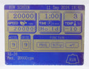 Thermo Scientific Sorvall RC-6 Plus Refrigerated Floor Centrifuge Control Screen
